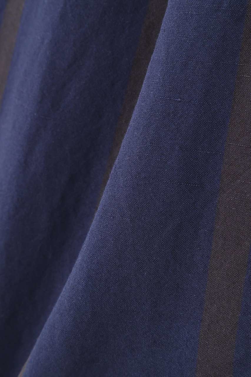 【マーガレットハウエル/MARGARET HOWELL】のBOLD STRIPE COTTON LINEN SHIRT 人気、トレンドファッション・服の通販 founy(ファニー) 　ファッション　Fashion　レディースファッション　Fashion for Women　トップス・カットソー　Cut & Sew Tops　シャツ・ブラウス・オフィスカジュアル　Elegant Blouses & Button-Ups　ストライプ　Stripe, Striped Pattern　スリーブ　Sleeve, Long Sleeve / Short Sleeve　バランス　Balance, Style Balance　ボーダー　Border, Stripe　リネン　Linen, Linen Fabric　ロング　Long, Long-Length　other-5|ID: prp329100004917411 ipo3291000000036873775