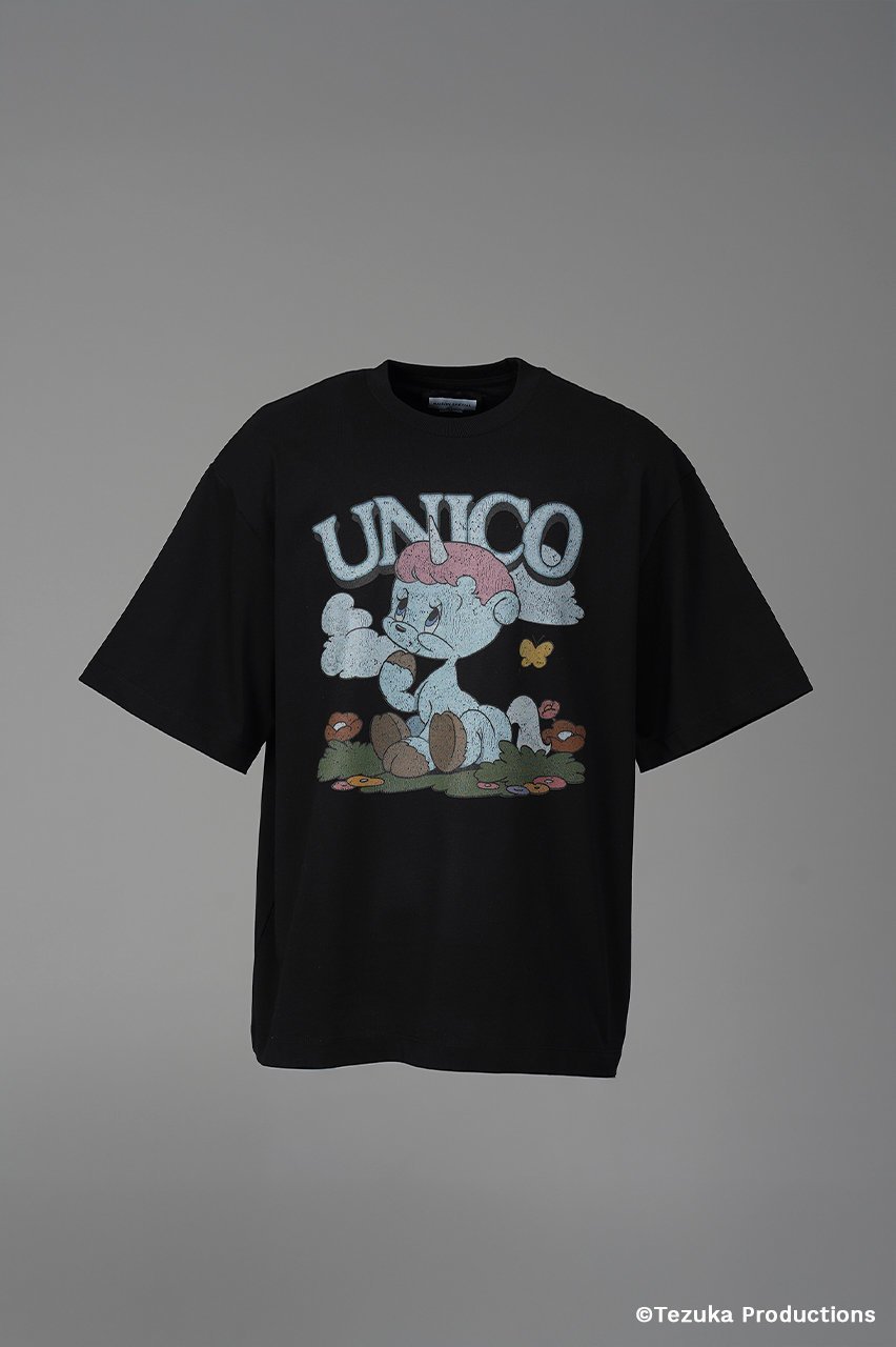 【メゾンスペシャル/MAISON SPECIAL】の【UNISEX】【TEZUKA CHARACTERS for MAISON SPECIAL】- UNICO - Prime-Over Crew Neck Graphic T-Shirt/- ユニコ - プライムオーバークルーネックグラフィックTシャツ インテリア・キッズ・メンズ・レディースファッション・服の通販 founy(ファニー) ファッション Fashion レディースファッション Fashion for Women トップス・カットソー Cut & Sew Tops シャツ・ブラウス・オフィスカジュアル Elegant Blouses & Button-Ups ロングTシャツ・Tシャツ Longline T-Shirts & Tees カットソー・ベーシックTシャツ Cut-and-Sewn Tops / Stretch Tees & Basics イラスト Illustration インナー Innerwear カットソー Cut and Sewn Top キャラクター Character, Licensed Characters グラフィック Graphic, Graphic Design ショルダー Shoulder, Shoulder Strap ショート Short, Short Length シルケット Silket, Silky Cotton シンプル Simple, Minimal スリーブ Sleeve, Long Sleeve / Short Sleeve ドロップ Drop Shoulder, Dropped Style 定番 Standard, Basic Item バランス Balance, Style Balance パターン Pattern, Design Print フィット Fit, Slim Fit プリント Print, Printed Pattern ユニセックス Unisex, Genderless 再入荷 Restock / Back in Stock エレガント 上品 Elegant BLK(ブラック)|ID: prp329100004917446 ipo3291000000036874272
