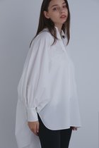 【ル フィル/LE PHIL】の《LE PHIL》SOLOTEX ブロードブラウス 人気、トレンドファッション・服の通販 founy(ファニー) ファッション Fashion レディースファッション Fashion for Women トップス・カットソー Cut & Sew Tops シャツ・ブラウス・オフィスカジュアル Elegant Blouses & Button-Ups ギャザー Gathered, Ruffled スリーブ Sleeve, Long Sleeve / Short Sleeve ブロード Broadcloth, Fine Cotton ロング Long, Long-Length thumbnail ホワイト|ID: prp329100004917482 ipo3291000000036874686