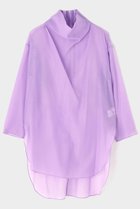 【ル フィル/LE PHIL】のハイネックシアーボイル 人気、トレンドファッション・服の通販 founy(ファニー) ファッション Fashion レディースファッション Fashion for Women トップス・カットソー Cut & Sew Tops シャツ・ブラウス・オフィスカジュアル Elegant Blouses & Button-Ups スタンダード Standard, Basic スリーブ Sleeve, Long Sleeve / Short Sleeve ロング Long, Long-Length thumbnail パープル|ID: prp329100004917501 ipo3291000000036874902