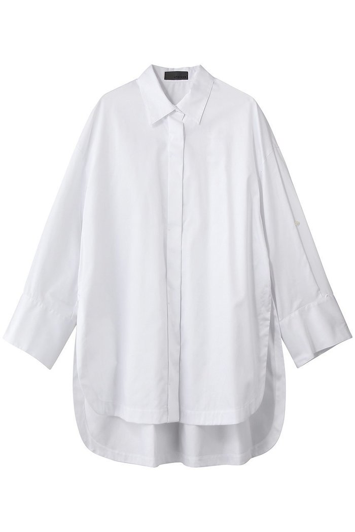 【アンクレイヴ/uncrave】のコットンクロスプレーン BIGシャツ インテリア・キッズ・メンズ・レディースファッション・服の通販 founy(ファウニー) https://founy.com/ ファッション Fashion レディースファッション Fashion for Women トップス・カットソー Cut & Sew Tops シャツ・ブラウス・オフィスカジュアル Elegant Blouses & Button-Ups おすすめ Recommended / Our Picks カフス Cuff Design サテン Satin, Glossy Fabric スリーブ Sleeve, Long Sleeve / Short Sleeve チュニック Tunic, Long Top ブロード Broadcloth, Fine Cotton ループ Loop, Loop Knit ロング Long, Long-Length |ID: prp329100004917533 ipo3291000000036875268