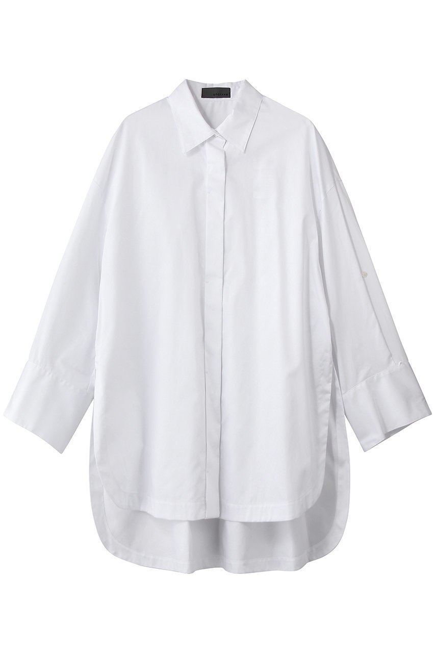 【アンクレイヴ/uncrave】のコットンクロスプレーン BIGシャツ 人気、トレンドファッション・服の通販 founy(ファニー) ファッション Fashion レディースファッション Fashion for Women トップス・カットソー Cut & Sew Tops シャツ・ブラウス・オフィスカジュアル Elegant Blouses & Button-Ups おすすめ Recommended / Our Picks カフス Cuff Design サテン Satin, Glossy Fabric スリーブ Sleeve, Long Sleeve / Short Sleeve チュニック Tunic, Long Top ブロード Broadcloth, Fine Cotton ループ Loop, Loop Knit ロング Long, Long-Length other-1|ID: prp329100004917533 ipo3291000000036875268