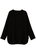 【プレインピープル/PLAIN PEOPLE】のバックサテンジョーゼットノーカラーブラウス 人気、トレンドファッション・服の通販 founy(ファニー) ファッション Fashion レディースファッション Fashion for Women トップス・カットソー Cut & Sew Tops シャツ・ブラウス・オフィスカジュアル Elegant Blouses & Button-Ups バッグ Bags おすすめ Recommended / Our Picks ショート Short, Short Length スリーブ Sleeve, Long Sleeve / Short Sleeve セットアップ Set-Up, Coordinated Outfit ロング Long, Long-Length 長袖 Long Sleeve, Full Sleeve thumbnail ブラック|ID: prp329100004917539 ipo3291000000036875328