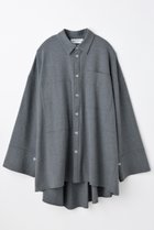 【ナゴンスタンス/nagonstans】のwide-sleeves shirt 人気、トレンドファッション・服の通販 founy(ファニー) ファッション Fashion レディースファッション Fashion for Women トップス・カットソー Cut & Sew Tops シャツ・ブラウス・オフィスカジュアル Elegant Blouses & Button-Ups アシンメトリー Asymmetrical Style オイル Body Oil ストレッチ Stretch, Stretchy Fabric スリーブ Sleeve, Long Sleeve / Short Sleeve ドレープ Drape, Draping Fabric ピーチ Peach, Soft Touch ポケット Pocket, Pocket Detail ヨーク Yoke, Yoke Design ロング Long, Long-Length thumbnail Stone|ID: prp329100004917544 ipo3291000000036875367