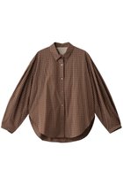 【プレインピープル/PLAIN PEOPLE】のオーガニックチェック/コットンウールビエラシャツ 人気、トレンドファッション・服の通販 founy(ファニー) ファッション Fashion レディースファッション Fashion for Women トップス・カットソー Cut & Sew Tops シャツ・ブラウス・オフィスカジュアル Elegant Blouses & Button-Ups スリーブ Sleeve, Long Sleeve / Short Sleeve チェック Check, Plaid, Tartan マニッシュ Mannish, Boyish ロング Long, Long-Length thumbnail ブラウン系|ID: prp329100004917549 ipo3291000000036875417
