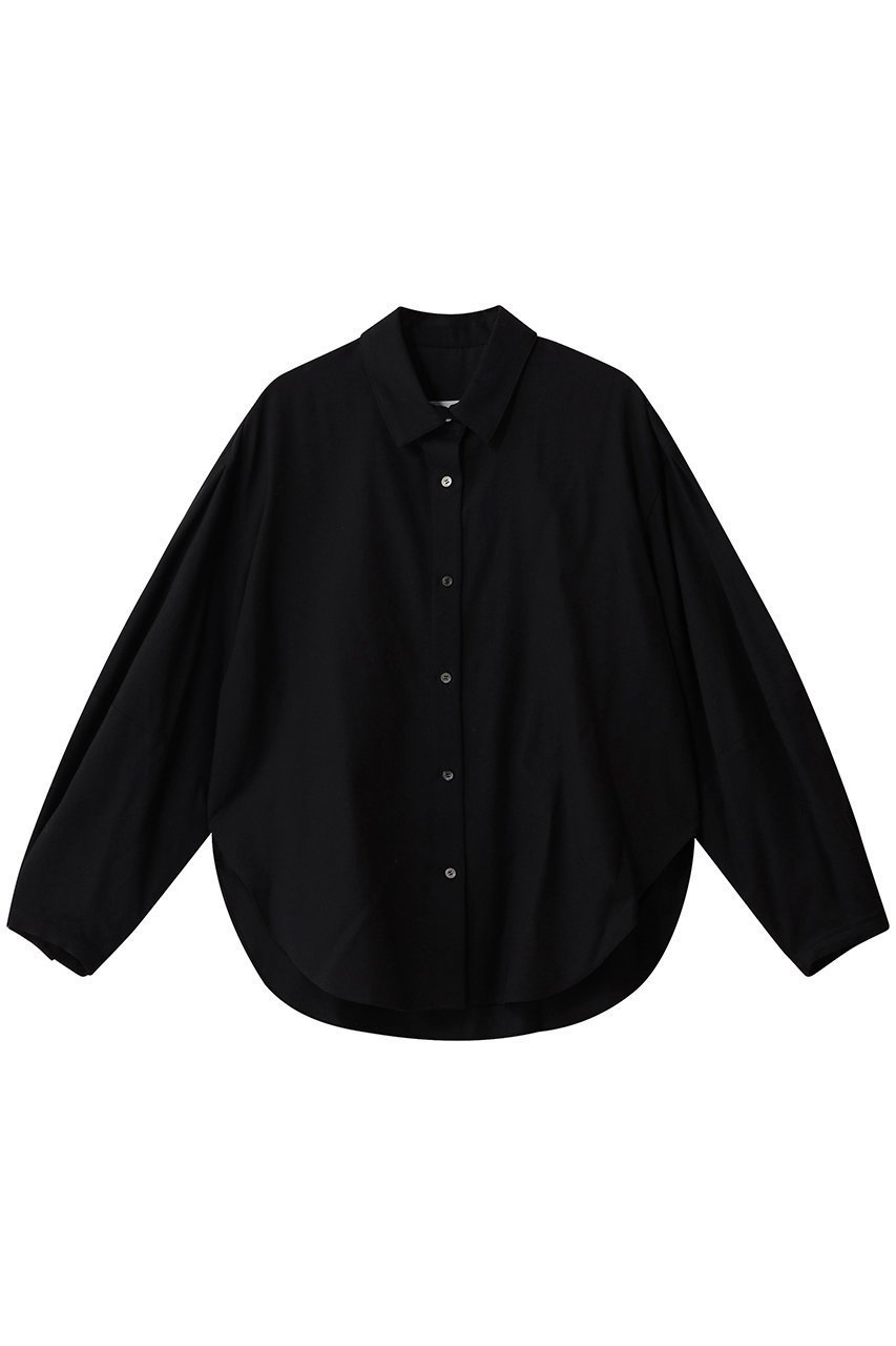 【プレインピープル/PLAIN PEOPLE】のオーガニックチェック/コットンウールビエラシャツ インテリア・キッズ・メンズ・レディースファッション・服の通販 founy(ファニー) 　ファッション　Fashion　レディースファッション　Fashion for Women　トップス・カットソー　Cut & Sew Tops　シャツ・ブラウス・オフィスカジュアル　Elegant Blouses & Button-Ups　スリーブ　Sleeve, Long Sleeve / Short Sleeve　チェック　Check, Plaid, Tartan　マニッシュ　Mannish, Boyish　ロング　Long, Long-Length　ブラック|ID: prp329100004917549 ipo3291000000036875418