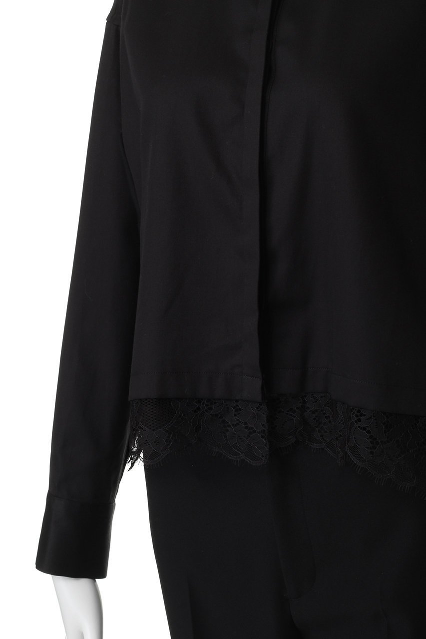 【サードマガジン/THIRD MAGAZINE】の裾レースブラウス 人気、トレンドファッション・服の通販 founy(ファニー) ファッション Fashion レディースファッション Fashion for Women トップス・カットソー Cut & Sew Tops シャツ・ブラウス・オフィスカジュアル Elegant Blouses & Button-Ups カフス Cuff Design スリーブ Sleeve, Long Sleeve / Short Sleeve デニム Denim, Jeans Material パーティ Party, Party Style ベーシック Basic, Essential リュクス Luxury, Elegant, High-End, Chic レース Lace, Lace Fabric ロング Long, Long-Length エレガント 上品 Elegant other-5|ID: prp329100004917552 ipo3291000000036875452