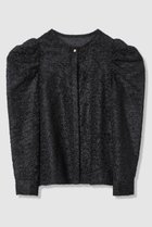 【アナイ/ANAYI】のカットジャガードパワショル ブラウス 人気、トレンドファッション・服の通販 founy(ファニー) ファッション Fashion レディースファッション Fashion for Women トップス・カットソー Cut & Sew Tops シャツ・ブラウス・オフィスカジュアル Elegant Blouses & Button-Ups インナー Innerwear ギャザー Gathered, Ruffled ショルダー Shoulder, Shoulder Strap ジャカード/ジャガード Jacquard, Woven Pattern ジャケット Jacket, Outerwear スリーブ Sleeve, Long Sleeve / Short Sleeve フロント Front, Front Design メタル Metal, Metal Parts ロング Long, Long-Length エレガント 上品 Elegant thumbnail ブラック|ID: prp329100004917554 ipo3291000000036875469