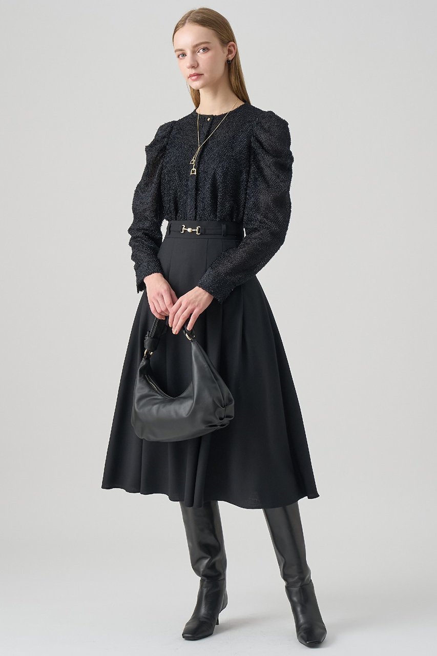 【アナイ/ANAYI】のカットジャガードパワショル ブラウス 人気、トレンドファッション・服の通販 founy(ファニー) ファッション Fashion レディースファッション Fashion for Women トップス・カットソー Cut & Sew Tops シャツ・ブラウス・オフィスカジュアル Elegant Blouses & Button-Ups インナー Innerwear ギャザー Gathered, Ruffled ショルダー Shoulder, Shoulder Strap ジャカード/ジャガード Jacquard, Woven Pattern ジャケット Jacket, Outerwear スリーブ Sleeve, Long Sleeve / Short Sleeve フロント Front, Front Design メタル Metal, Metal Parts ロング Long, Long-Length エレガント 上品 Elegant other-7|ID: prp329100004917554 ipo3291000000036875475