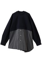 【ナゴンスタンス/nagonstans】のshirt layered round pullover Space|ID: prp329100004917555 ipo3291000000036875479