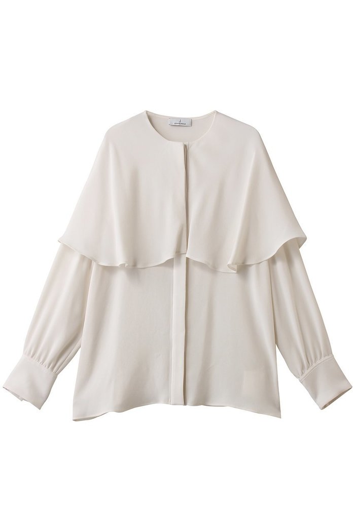 【ジェイドット/j.】のドレープアセテートイレギュラーヘムブラウス インテリア・キッズ・メンズ・レディースファッション・服の通販 founy(ファニー) https://founy.com/ ファッション Fashion レディースファッション Fashion for Women トップス・カットソー Cut & Sew Tops シャツ・ブラウス・オフィスカジュアル Elegant Blouses & Button-Ups おすすめ Recommended / Our Picks とろみ Fluid, Flowy Fabric エレガント 上品 Elegant スリーブ Sleeve, Long Sleeve / Short Sleeve トレンド Trend, Trending Now ドレープ Drape, Draping Fabric パーティ Party, Party Style ロング Long, Long-Length |ID: prp329100004917564 ipo3291000000036875560