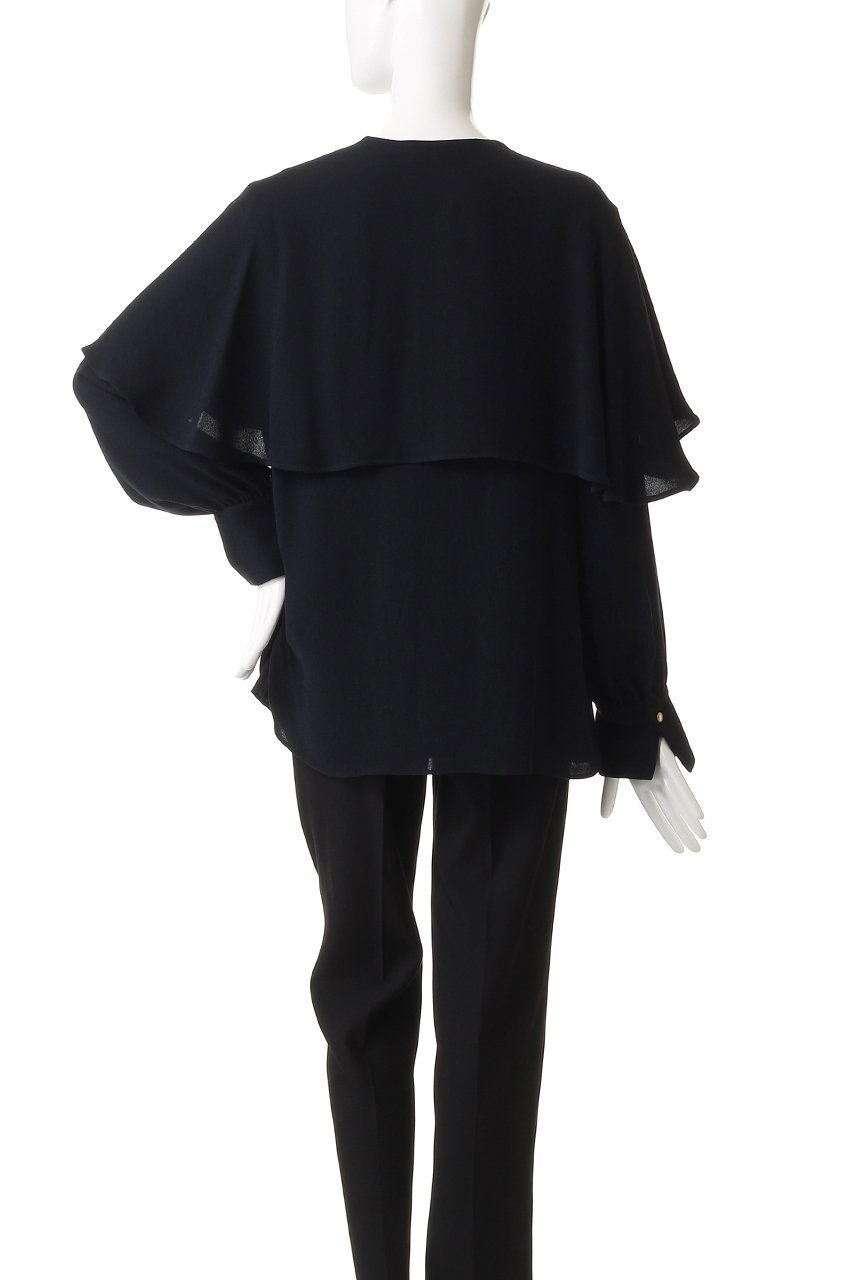 【ジェイドット/j.】のドレープアセテートイレギュラーヘムブラウス 人気、トレンドファッション・服の通販 founy(ファニー) 　ファッション　Fashion　レディースファッション　Fashion for Women　トップス・カットソー　Cut & Sew Tops　シャツ・ブラウス・オフィスカジュアル　Elegant Blouses & Button-Ups　おすすめ　Recommended / Our Picks　とろみ　Fluid, Flowy Fabric　エレガント 上品　Elegant　スリーブ　Sleeve, Long Sleeve / Short Sleeve　トレンド　Trend, Trending Now　ドレープ　Drape, Draping Fabric　パーティ　Party, Party Style　ロング　Long, Long-Length　other-4|ID: prp329100004917564 ipo3291000000036875565