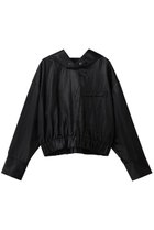 【スタニングルアー/STUNNING LURE】の【Waltz】サテンクロップドフーディ 人気、トレンドファッション・服の通販 founy(ファニー) ファッション Fashion レディースファッション Fashion for Women トップス・カットソー Cut & Sew Tops シャツ・ブラウス・オフィスカジュアル Elegant Blouses & Button-Ups エレガント 上品 Elegant サテン Satin, Glossy Fabric スポーティ Sporty, Casual Athletic スリーブ Sleeve, Long Sleeve / Short Sleeve バランス Balance, Style Balance フロント Front, Front Design ポケット Pocket, Pocket Detail リラックス Relax, Relaxed Fit ロング Long, Long-Length thumbnail ブラック|ID: prp329100004917570 ipo3291000000036875609