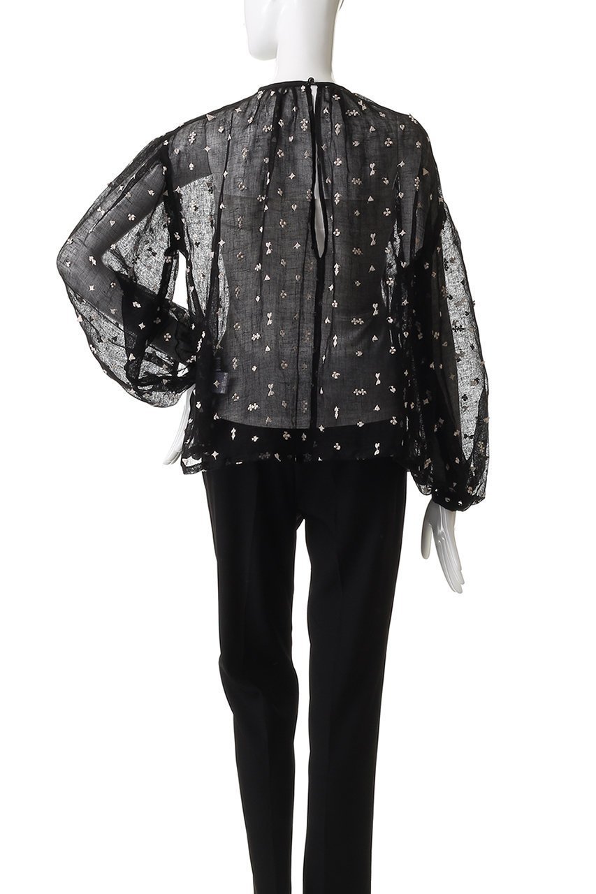 【生地の可能性/kijinokanosei】のボリュームスリーブブラウス 人気、トレンドファッション・服の通販 founy(ファニー) 　ファッション　Fashion　レディースファッション　Fashion for Women　トップス・カットソー　Cut & Sew Tops　シャツ・ブラウス・オフィスカジュアル　Elegant Blouses & Button-Ups　ボリューム袖・フリルスリーブブラウス　Voluminous & Ruffle Sleeves / Puffy Sleeve Tops　ストール　Stole, Wrap　スリーブ　Sleeve, Long Sleeve / Short Sleeve　フェミニン　Feminine, Girly　モチーフ　Motif, Design Theme　リネン　Linen, Linen Fabric　ロング　Long, Long-Length　other-4|ID: prp329100004917581 ipo3291000000036875696