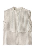 【アナイ/ANAYI】のドットPTシフォンノースリーブブラウス 人気、トレンドファッション・服の通販 founy(ファニー) ファッション Fashion レディースファッション Fashion for Women トップス・カットソー Cut & Sew Tops キャミソール&ノースリーブ Camisoles & Sleeveless Tops シャツ・ブラウス・オフィスカジュアル Elegant Blouses & Button-Ups シアー Sheer, See-Through シフォン Chiffon, Lightweight Fabric シンプル Simple, Minimal ドット Polka Dot, Dot Pattern ノースリーブ Sleeveless, No-Sleeve フェミニン Feminine, Girly プリント Print, Printed Pattern thumbnail ホワイト|ID: prp329100004917583 ipo3291000000036875709