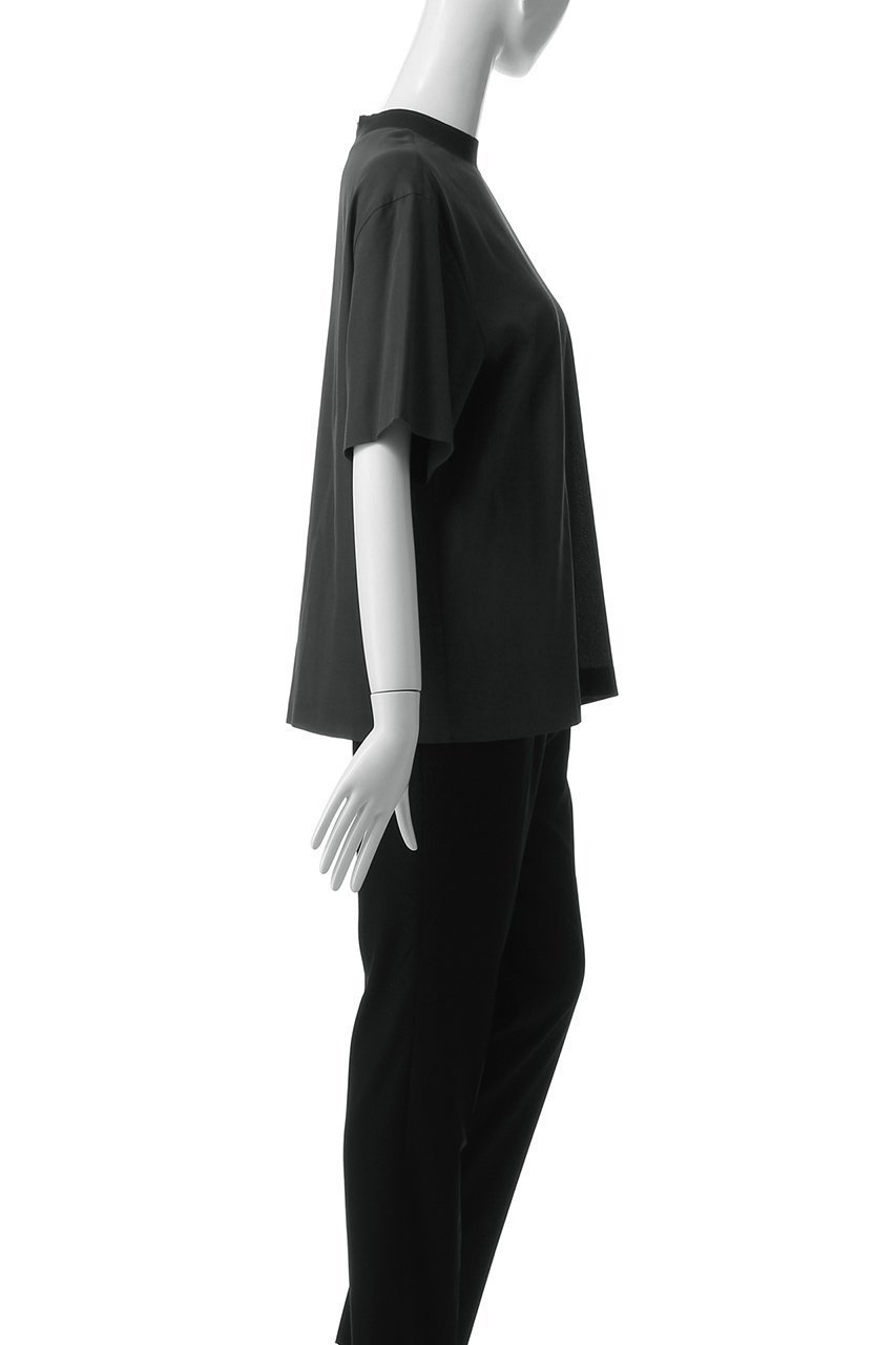 【セアン/SCEARN】のGASSED VOILE COTTON ハーフスリーブブラウス 人気、トレンドファッション・服の通販 founy(ファニー) 　ファッション　Fashion　レディースファッション　Fashion for Women　トップス・カットソー　Cut & Sew Tops　シャツ・ブラウス・オフィスカジュアル　Elegant Blouses & Button-Ups　ショート　Short, Short Length　シンプル　Simple, Minimal　スリーブ　Sleeve, Long Sleeve / Short Sleeve　エレガント 上品　Elegant　半袖　Short Sleeve, Half Sleeve　other-3|ID: prp329100004917593 ipo3291000000036875791