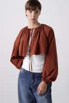 【ヒューエルミュージアム/hueLe Museum】の【hLM】タイプライターブラウス 人気、トレンドファッション・服の通販 founy(ファニー) ファッション Fashion レディースファッション Fashion for Women トップス・カットソー Cut & Sew Tops シャツ・ブラウス・オフィスカジュアル Elegant Blouses & Button-Ups インナー Innerwear ストレッチ Stretch, Stretchy Fabric スマート Smart, Elegant スリーブ Sleeve, Long Sleeve / Short Sleeve タイプライター Typewriter Fabric, Crisp Cotton タートルネック Turtleneck, High Neck ロング Long, Long-Length 半袖 Short Sleeve, Half Sleeve 夏 Summer 秋 Autumn thumbnail ブラウン|ID: prp329100004917606 ipo3291000000036875907