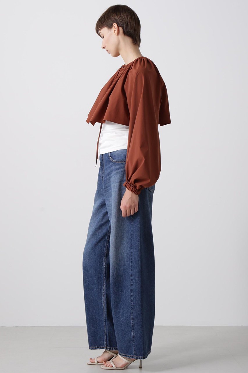 【ヒューエルミュージアム/hueLe Museum】の【hLM】タイプライターブラウス 人気、トレンドファッション・服の通販 founy(ファニー) 　ファッション　Fashion　レディースファッション　Fashion for Women　トップス・カットソー　Cut & Sew Tops　シャツ・ブラウス・オフィスカジュアル　Elegant Blouses & Button-Ups　インナー　Innerwear　ストレッチ　Stretch, Stretchy Fabric　スマート　Smart, Elegant　スリーブ　Sleeve, Long Sleeve / Short Sleeve　タイプライター　Typewriter Fabric, Crisp Cotton　タートルネック　Turtleneck, High Neck　ロング　Long, Long-Length　半袖　Short Sleeve, Half Sleeve　夏　Summer　秋　Autumn　other-3|ID: prp329100004917606 ipo3291000000036875909