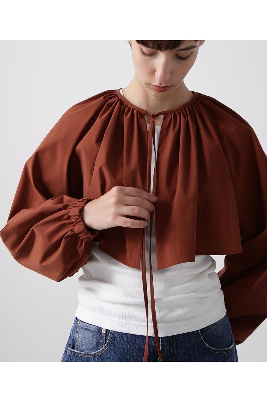 【ヒューエルミュージアム/hueLe Museum】の【hLM】タイプライターブラウス 人気、トレンドファッション・服の通販 founy(ファニー) 　ファッション　Fashion　レディースファッション　Fashion for Women　トップス・カットソー　Cut & Sew Tops　シャツ・ブラウス・オフィスカジュアル　Elegant Blouses & Button-Ups　インナー　Innerwear　ストレッチ　Stretch, Stretchy Fabric　スマート　Smart, Elegant　スリーブ　Sleeve, Long Sleeve / Short Sleeve　タイプライター　Typewriter Fabric, Crisp Cotton　タートルネック　Turtleneck, High Neck　ロング　Long, Long-Length　半袖　Short Sleeve, Half Sleeve　夏　Summer　秋　Autumn　other-5|ID: prp329100004917606 ipo3291000000036875911