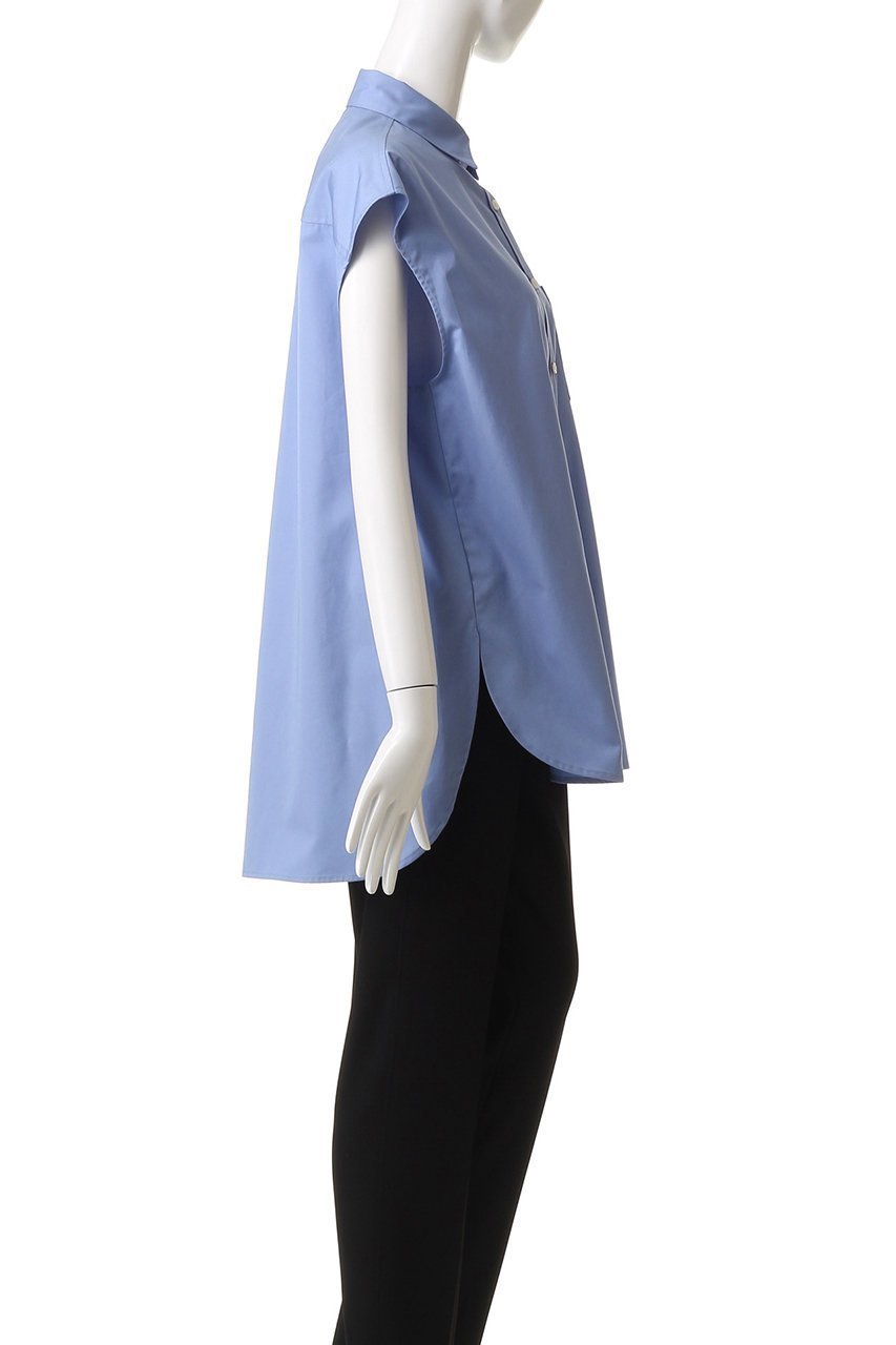 【サードマガジン/THIRD MAGAZINE】のノースリーブボクシーシャツ 人気、トレンドファッション・服の通販 founy(ファニー) 　ファッション　Fashion　レディースファッション　Fashion for Women　トップス・カットソー　Cut & Sew Tops　キャミソール&ノースリーブ　Camisoles & Sleeveless Tops　シャツ・ブラウス・オフィスカジュアル　Elegant Blouses & Button-Ups　シンプル　Simple, Minimal　ノースリーブ　Sleeveless, No-Sleeve　other-3|ID: prp329100004917616 ipo3291000000036876010