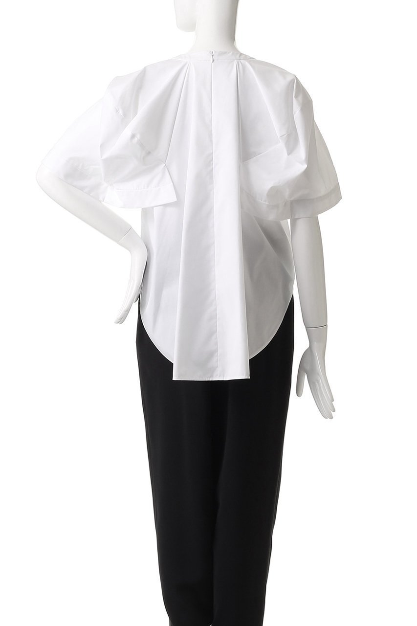 【エンフォルド/ENFOLD】のWING-SLEEVES PULLOVER/プルオーバー 人気、トレンドファッション・服の通販 founy(ファニー) 　ファッション　Fashion　レディースファッション　Fashion for Women　トップス・カットソー　Cut & Sew Tops　シャツ・ブラウス・オフィスカジュアル　Elegant Blouses & Button-Ups　カジュアルプルオーバー・ニットトップス　Pullovers & Knit Tops / Casual Pullovers　ショート　Short, Short Length　スリーブ　Sleeve, Long Sleeve / Short Sleeve　バランス　Balance, Style Balance　フロント　Front, Front Design　ボトム　Bottoms, Lower Wear　ラウンド　Round, Round Neck　other-4|ID: prp329100004917620 ipo3291000000036876041