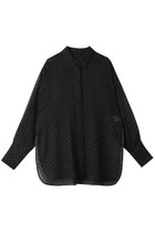 【アンクレイヴ/uncrave】のシアードットジャガード ブラウス ブラック|ID: prp329100004917621 ipo3291000000036876045