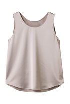 【アルアバイル/allureville】のサテンタンクブラウス 人気、トレンドファッション・服の通販 founy(ファニー) ファッション Fashion レディースファッション Fashion for Women トップス・カットソー Cut & Sew Tops キャミソール&ノースリーブ Camisoles & Sleeveless Tops シャツ・ブラウス・オフィスカジュアル Elegant Blouses & Button-Ups インナー Innerwear サテン Satin, Glossy Fabric シンプル Simple, Minimal ジャケット Jacket, Outerwear タンク Tank Top, Sleeveless Top ノースリーブ Sleeveless, No-Sleeve エレガント 上品 Elegant 夏 Summer 春 Spring 秋 Autumn thumbnail ベージュ|ID: prp329100004917622 ipo3291000000036876056