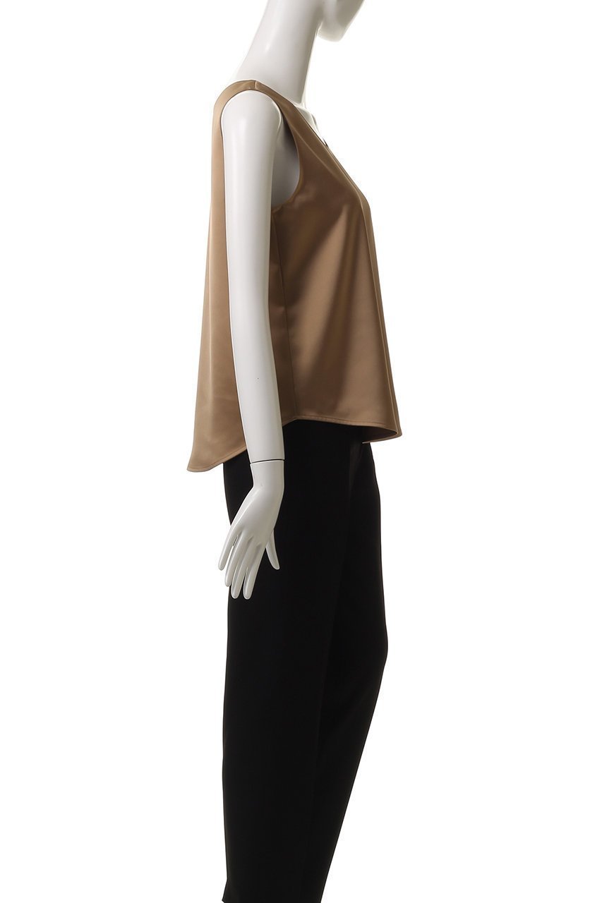 【アルアバイル/allureville】のサテンタンクブラウス 人気、トレンドファッション・服の通販 founy(ファニー) 　ファッション　Fashion　レディースファッション　Fashion for Women　トップス・カットソー　Cut & Sew Tops　キャミソール&ノースリーブ　Camisoles & Sleeveless Tops　シャツ・ブラウス・オフィスカジュアル　Elegant Blouses & Button-Ups　インナー　Innerwear　サテン　Satin, Glossy Fabric　シンプル　Simple, Minimal　ジャケット　Jacket, Outerwear　タンク　Tank Top, Sleeveless Top　ノースリーブ　Sleeveless, No-Sleeve　エレガント 上品　Elegant　夏　Summer　春　Spring　秋　Autumn　other-3|ID: prp329100004917622 ipo3291000000036876060