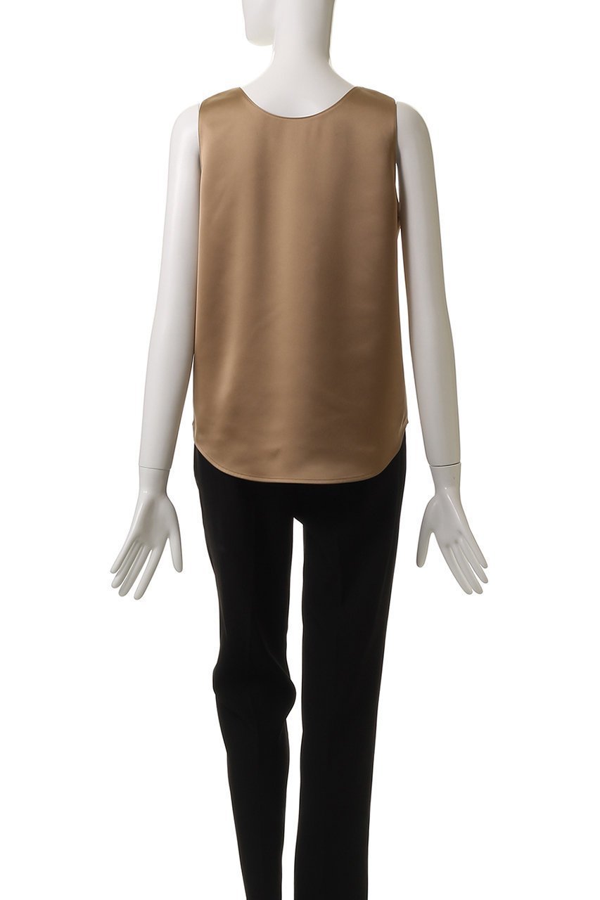 【アルアバイル/allureville】のサテンタンクブラウス 人気、トレンドファッション・服の通販 founy(ファニー) 　ファッション　Fashion　レディースファッション　Fashion for Women　トップス・カットソー　Cut & Sew Tops　キャミソール&ノースリーブ　Camisoles & Sleeveless Tops　シャツ・ブラウス・オフィスカジュアル　Elegant Blouses & Button-Ups　インナー　Innerwear　サテン　Satin, Glossy Fabric　シンプル　Simple, Minimal　ジャケット　Jacket, Outerwear　タンク　Tank Top, Sleeveless Top　ノースリーブ　Sleeveless, No-Sleeve　エレガント 上品　Elegant　夏　Summer　春　Spring　秋　Autumn　other-4|ID: prp329100004917622 ipo3291000000036876061