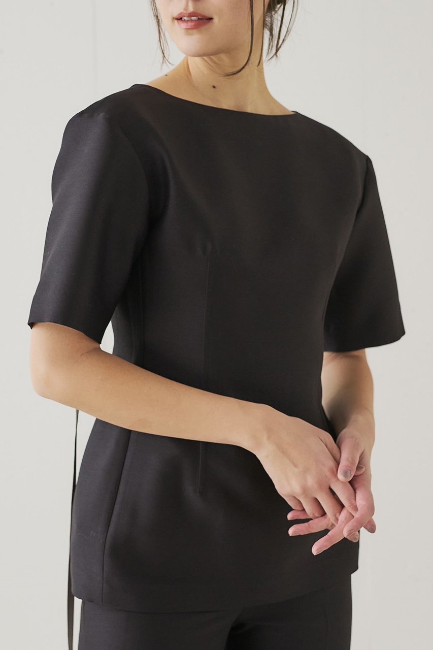 【ジェイドット/j.】の【コラボ】シルクウールバックリボンブラウス 人気、トレンドファッション・服の通販 founy(ファニー) ファッション Fashion レディースファッション Fashion for Women トップス・カットソー Cut & Sew Tops シャツ・ブラウス・オフィスカジュアル Elegant Blouses & Button-Ups コラボ Collaboration, Collab シェイプ Shape, Slim Fit ショート Short, Short Length シルク Silk, 100% Silk スリーブ Sleeve, Long Sleeve / Short Sleeve リボン Ribbon, Bow ロング Long, Long-Length other-6|ID: prp329100004917637 ipo3291000000036876212