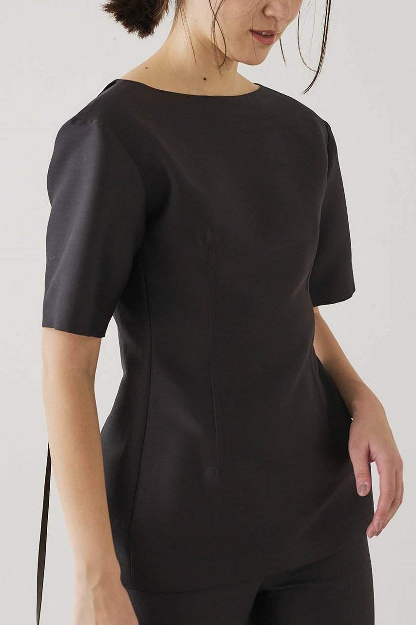 【ジェイドット/j.】の【コラボ】シルクウールバックリボンブラウス 人気、トレンドファッション・服の通販 founy(ファニー) ファッション Fashion レディースファッション Fashion for Women トップス・カットソー Cut & Sew Tops シャツ・ブラウス・オフィスカジュアル Elegant Blouses & Button-Ups コラボ Collaboration, Collab シェイプ Shape, Slim Fit ショート Short, Short Length シルク Silk, 100% Silk スリーブ Sleeve, Long Sleeve / Short Sleeve リボン Ribbon, Bow ロング Long, Long-Length other-7|ID: prp329100004917637 ipo3291000000036876213