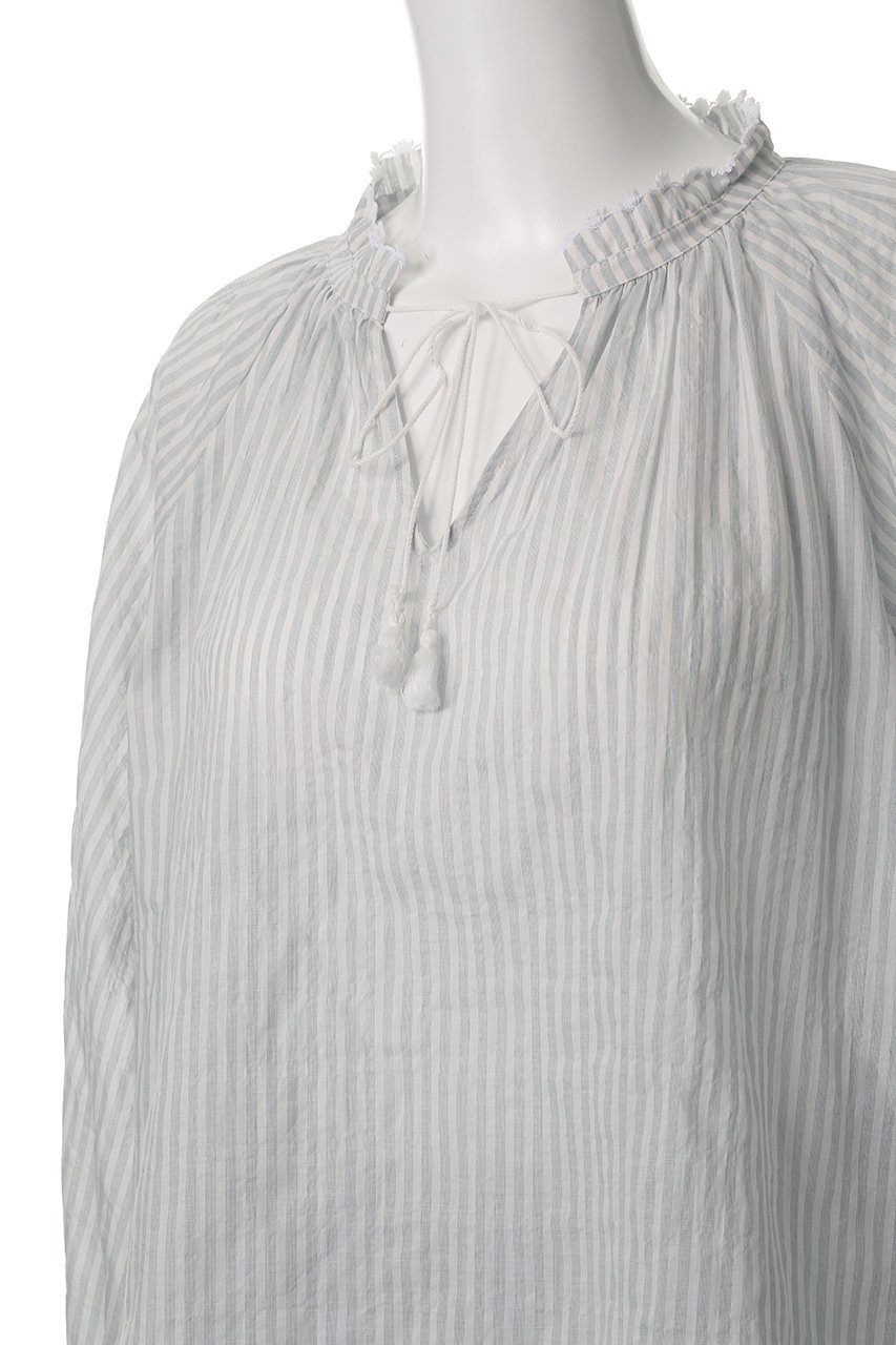 【ナナデコール/nanadecor】のユーカリストライプタッセルブラウス 人気、トレンドファッション・服の通販 founy(ファニー) ファッション Fashion レディースファッション Fashion for Women トップス・カットソー Cut & Sew Tops シャツ・ブラウス・オフィスカジュアル Elegant Blouses & Button-Ups サマー Summer, Summer Style ショート Short, Short Length ストライプ Stripe, Striped Pattern スリーブ Sleeve, Long Sleeve / Short Sleeve セットアップ Set-Up, Coordinated Outfit フェミニン Feminine, Girly ロング Long, Long-Length other-5|ID: prp329100004917644 ipo3291000000036876279