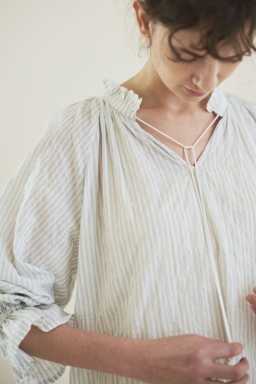 【ナナデコール/nanadecor】のユーカリストライプタッセルブラウス 人気、トレンドファッション・服の通販 founy(ファニー) ファッション Fashion レディースファッション Fashion for Women トップス・カットソー Cut & Sew Tops シャツ・ブラウス・オフィスカジュアル Elegant Blouses & Button-Ups サマー Summer, Summer Style ショート Short, Short Length ストライプ Stripe, Striped Pattern スリーブ Sleeve, Long Sleeve / Short Sleeve セットアップ Set-Up, Coordinated Outfit フェミニン Feminine, Girly ロング Long, Long-Length other-7|ID: prp329100004917644 ipo3291000000036876281