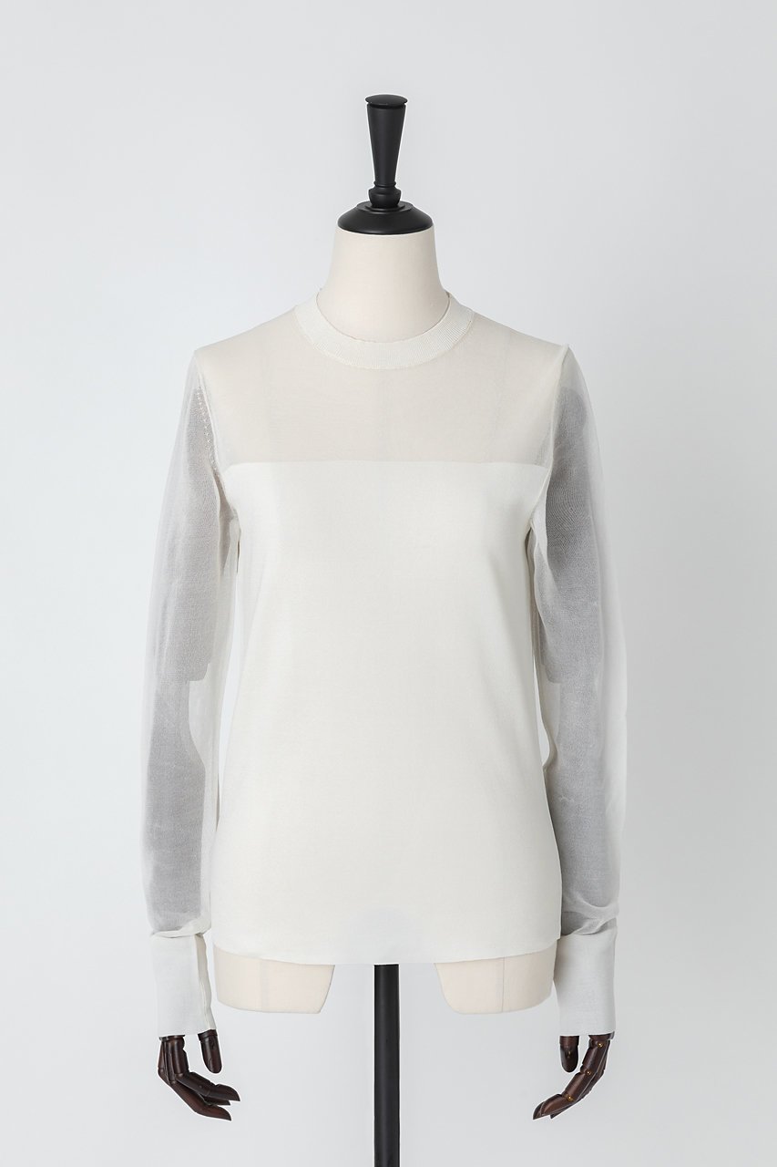 【オーヴィル/EAUVIRE】のシアーシルクプルオーバー 人気、トレンドファッション・服の通販 founy(ファニー) ファッション Fashion レディースファッション Fashion for Women トップス・カットソー Cut & Sew Tops シャツ・ブラウス・オフィスカジュアル Elegant Blouses & Button-Ups カジュアルプルオーバー・ニットトップス Pullovers & Knit Tops / Casual Pullovers イタリア Italy インナー Innerwear オーガニック Organic Cotton コンパクト Compact, Small Size シアー Sheer, See-Through シルク Silk, 100% Silk スリーブ Sleeve, Long Sleeve / Short Sleeve フィット Fit, Slim Fit ロング Long, Long-Length other-1|ID: prp329100004917646 ipo3291000000036876292