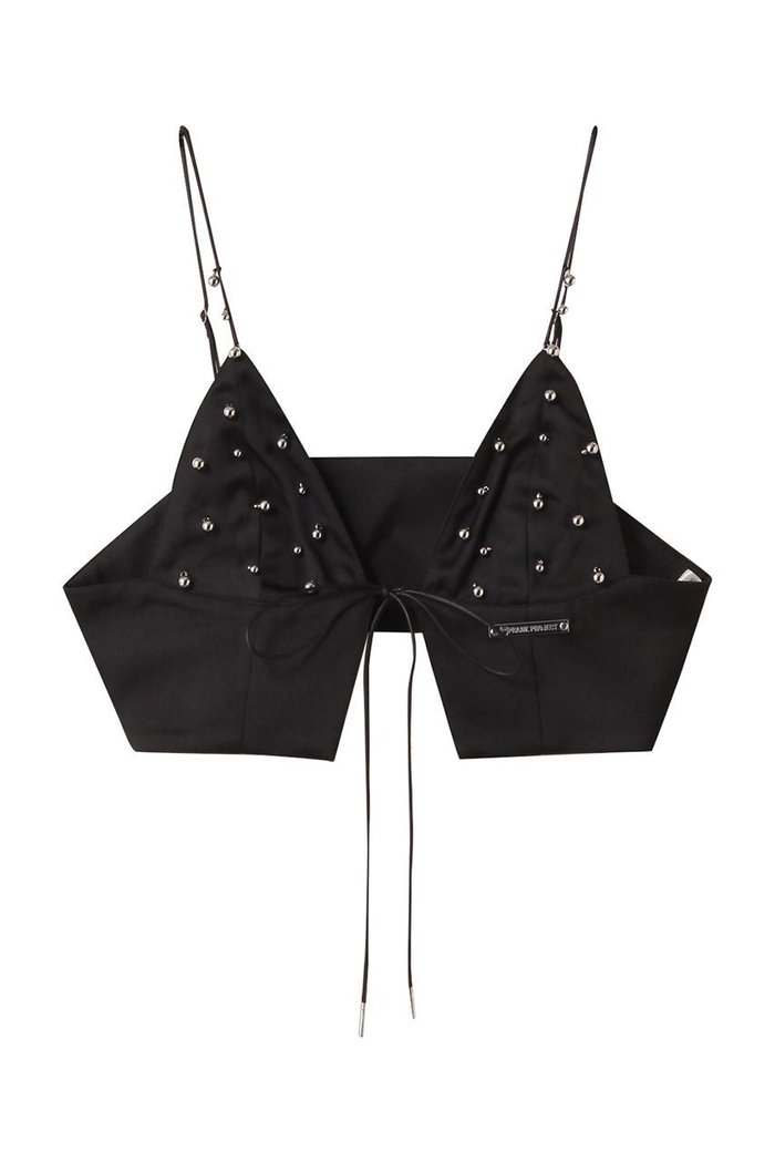 【プランク プロジェクト/PRANK PROJECT】のメタルパーツブラ / Metal Part Bra インテリア・キッズ・メンズ・レディースファッション・服の通販 founy(ファニー) https://founy.com/ ファッション Fashion レディースファッション Fashion for Women トップス・カットソー Cut & Sew Tops キャミソール&ノースリーブ Camisoles & Sleeveless Tops シャツ・ブラウス・オフィスカジュアル Elegant Blouses & Button-Ups オケージョン Occasion Wear シンプル Simple, Minimal タンク Tank Top, Sleeveless Top ダブル Double, Double-Breasted ツイル Twist, Twisted Detail ノースリーブ Sleeveless, No-Sleeve メタル Metal, Metal Parts 夏 Summer |ID: prp329100004917647 ipo3291000000036876302