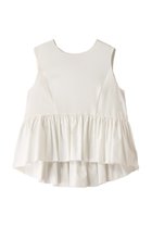 【アミカ/AMICA】のツイルパフトップ 人気、トレンドファッション・服の通販 founy(ファニー) ファッション Fashion レディースファッション Fashion for Women トップス・カットソー Cut & Sew Tops キャミソール&ノースリーブ Camisoles & Sleeveless Tops シャツ・ブラウス・オフィスカジュアル Elegant Blouses & Button-Ups エレガント 上品 Elegant セットアップ Set-Up, Coordinated Outfit ノースリーブ Sleeveless, No-Sleeve ワイド Wide, Wide Fit 夏 Summer 春 Spring S/S・春夏 SS, Spring/Summer, Warm Season thumbnail ホワイト|ID: prp329100004917650 ipo3291000000036876329