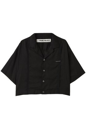 【プランク プロジェクト/PRANK PROJECT】のシアーオープンカラーシャツ / Sheer Open Collar Shirt 大人の最旬トレンドファッション＆コーディネート founy(ファウニー) ファッション Fashion レディースファッション Fashion for Women トップス・カットソー Cut & Sew Tops シャツ・ブラウス・オフィスカジュアル Elegant Blouses & Button-Ups キュプラ Cupro, Eco Fabric クロップド Cropped, Short Length シアー Sheer, See-Through ショート Short, Short Length スリーブ Sleeve, Long Sleeve / Short Sleeve 夏 Summer |ID:prp329100004917651