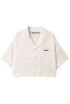 【プランク プロジェクト/PRANK PROJECT】のシアーオープンカラーシャツ / Sheer Open Collar Shirt WHT(ホワイト)|ID: prp329100004917651 ipo3291000000036876361