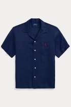 【ラルフローレン/RALPH LAUREN / MEN】の【MEN】【POLO RALPH LAUREN】クラシック フィット リネン キャンプ シャツ 人気、トレンドファッション・服の通販 founy(ファニー) ファッション Fashion メンズファッション Fashion for Men なめらか Smooth, Silky Texture クラシック Classic, Timeless Style ショート Short, Short Length ストレート Straight, Straight Cut スリーブ Sleeve, Long Sleeve / Short Sleeve パッチ Patch, Appliqué フィット Fit, Slim Fit プリーツ Pleats, Pleated ポケット Pocket, Pocket Detail ヨーク Yoke, Yoke Design リネン Linen, Linen Fabric リラックス Relax, Relaxed Fit エレガント 上品 Elegant 半袖 Short Sleeve, Half Sleeve thumbnail ネイビー|ID: prp329100004917665 ipo3291000000036876483