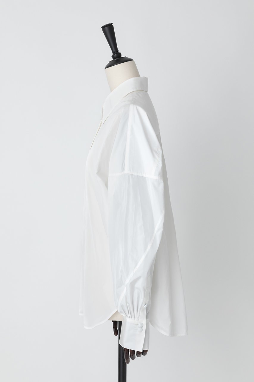 【オーヴィル/EAUVIRE】のドルマンスリーブシャツ 人気、トレンドファッション・服の通販 founy(ファニー) 　ファッション　Fashion　レディースファッション　Fashion for Women　トップス・カットソー　Cut & Sew Tops　シャツ・ブラウス・オフィスカジュアル　Elegant Blouses & Button-Ups　シルク　Silk, 100% Silk　スリーブ　Sleeve, Long Sleeve / Short Sleeve　タフタ　Taffeta, Structured Fabric　ロング　Long, Long-Length　エレガント 上品　Elegant　定番　Standard, Basic Item　other-2|ID: prp329100004917677 ipo3291000000036876578
