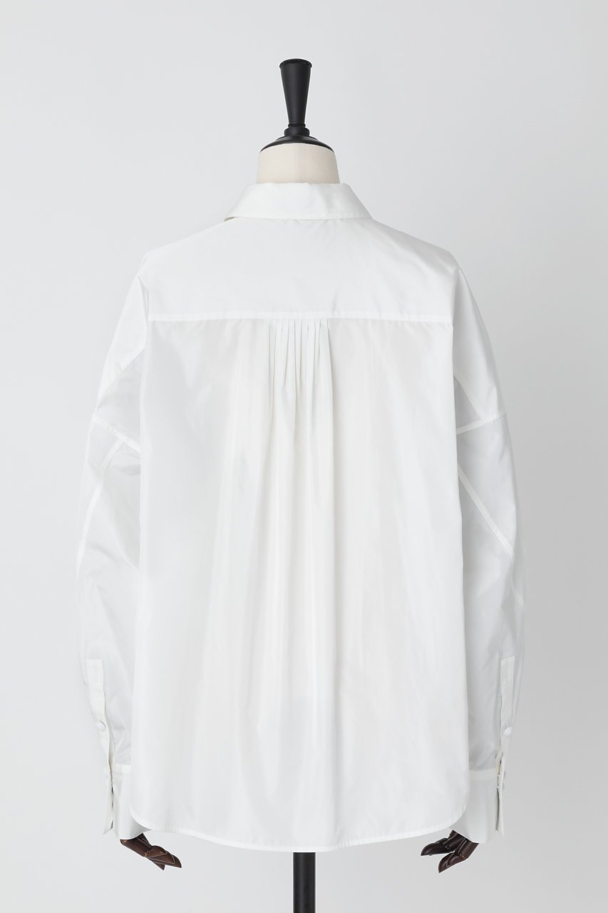 【オーヴィル/EAUVIRE】のドルマンスリーブシャツ 人気、トレンドファッション・服の通販 founy(ファニー) 　ファッション　Fashion　レディースファッション　Fashion for Women　トップス・カットソー　Cut & Sew Tops　シャツ・ブラウス・オフィスカジュアル　Elegant Blouses & Button-Ups　シルク　Silk, 100% Silk　スリーブ　Sleeve, Long Sleeve / Short Sleeve　タフタ　Taffeta, Structured Fabric　ロング　Long, Long-Length　エレガント 上品　Elegant　定番　Standard, Basic Item　other-3|ID: prp329100004917677 ipo3291000000036876579