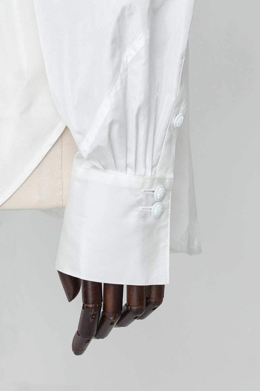 【オーヴィル/EAUVIRE】のドルマンスリーブシャツ 人気、トレンドファッション・服の通販 founy(ファニー) 　ファッション　Fashion　レディースファッション　Fashion for Women　トップス・カットソー　Cut & Sew Tops　シャツ・ブラウス・オフィスカジュアル　Elegant Blouses & Button-Ups　シルク　Silk, 100% Silk　スリーブ　Sleeve, Long Sleeve / Short Sleeve　タフタ　Taffeta, Structured Fabric　ロング　Long, Long-Length　エレガント 上品　Elegant　定番　Standard, Basic Item　other-5|ID: prp329100004917677 ipo3291000000036876581