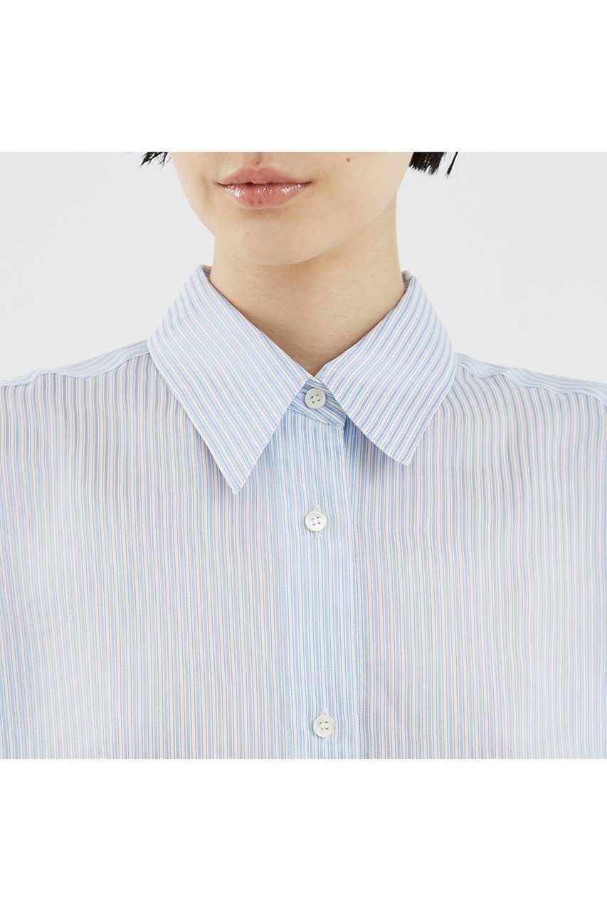 【ザ ストア バイ シー/THE STORE by C】のベーシックシャツプレミアム 人気、トレンドファッション・服の通販 founy(ファニー) 　ファッション　Fashion　レディースファッション　Fashion for Women　トップス・カットソー　Cut & Sew Tops　シャツ・ブラウス・オフィスカジュアル　Elegant Blouses & Button-Ups　とろみ　Fluid, Flowy Fabric　イタリア　Italy　エレガント 上品　Elegant　カフス　Cuff Design　シルク　Silk, 100% Silk　シンプル　Simple, Minimal　スリーブ　Sleeve, Long Sleeve / Short Sleeve　ドレープ　Drape, Draping Fabric　プレミアム　Premium, High-End　ベーシック　Basic, Essential　マニッシュ　Mannish, Boyish　ロング　Long, Long-Length　other-8|ID: prp329100004917690 ipo3291000000036876700