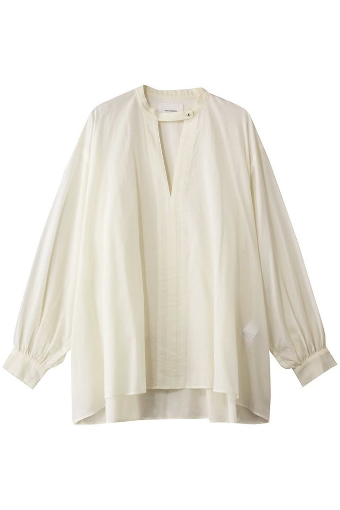 【ミディウミソリッド/MIDIUMISOLID】のstand collar skipper shirt.S シャツ インテリア・キッズ・メンズ・レディースファッション・服の通販 founy(ファニー) https://founy.com/ ファッション Fashion レディースファッション Fashion for Women トップス・カットソー Cut & Sew Tops シャツ・ブラウス・オフィスカジュアル Elegant Blouses & Button-Ups シンプル Simple, Minimal スキッパー Skipper, Open Collar スタンド Stand Collar, Upright Stand スリーブ Sleeve, Long Sleeve / Short Sleeve ロング Long, Long-Length 夏 Summer 春 Spring S/S・春夏 SS, Spring/Summer, Warm Season |ID: prp329100004917694 ipo3291000000036876730