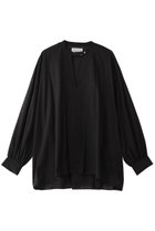 【ミディウミソリッド/MIDIUMISOLID】のstand collar skipper shirt.S シャツ black|ID: prp329100004917694 ipo3291000000036876732