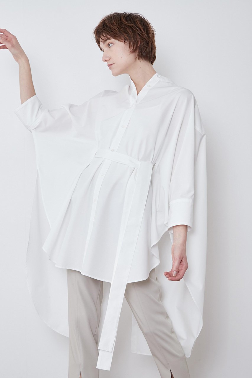 【ル フィル/LE PHIL】の《LE PHIL》サークルオーバーブラウス 人気、トレンドファッション・服の通販 founy(ファニー) 　ファッション　Fashion　レディースファッション　Fashion for Women　トップス・カットソー　Cut & Sew Tops　シャツ・ブラウス・オフィスカジュアル　Elegant Blouses & Button-Ups　スタンダード　Standard, Basic　スリーブ　Sleeve, Long Sleeve / Short Sleeve　ロング　Long, Long-Length　 other-1|ID: prp329100004917698 ipo3291000000036876760