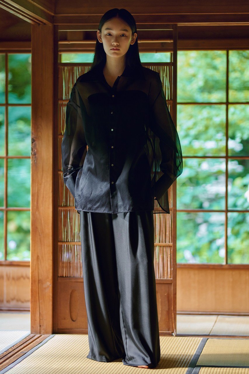 【セアン/SCEARN】のSILK SATIN ORGANDIE ブラウス 人気、トレンドファッション・服の通販 founy(ファニー) ファッション Fashion レディースファッション Fashion for Women トップス・カットソー Cut & Sew Tops シャツ・ブラウス・オフィスカジュアル Elegant Blouses & Button-Ups オーガンジー Organza Fabric カフス Cuff Design サテン Satin, Glossy Fabric シルク Silk, 100% Silk スリーブ Sleeve, Long Sleeve / Short Sleeve パーティ Party, Party Style リュクス Luxury, Elegant, High-End, Chic ロング Long, Long-Length other-8|ID: prp329100004917700 ipo3291000000036876790