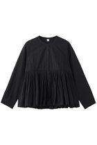 【ガリャルダガランテ/GALLARDAGALANTE】の【Dhritie】(手洗い可)タックブラウス 人気、トレンドファッション・服の通販 founy(ファニー) ファッション Fashion レディースファッション Fashion for Women トップス・カットソー Cut & Sew Tops シャツ・ブラウス・オフィスカジュアル Elegant Blouses & Button-Ups おすすめ Recommended / Our Picks スリーブ Sleeve, Long Sleeve / Short Sleeve ロング Long, Long-Length 春 Spring 羽織 Haori, Light Jacket thumbnail ブラック|ID: prp329100004917702 ipo3291000000036876802