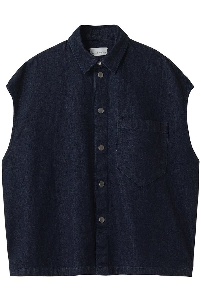 【アッパー ハイツ/upper hights】のTHE LINDA デニムシャツ インテリア・キッズ・メンズ・レディースファッション・服の通販 founy(ファニー) https://founy.com/ ファッション Fashion レディースファッション Fashion for Women トップス・カットソー Cut & Sew Tops シャツ・ブラウス・オフィスカジュアル Elegant Blouses & Button-Ups おすすめ Recommended / Our Picks ショート Short, Short Length スリーブ Sleeve, Long Sleeve / Short Sleeve デニム Denim, Jeans Material フレンチ French, French Style 今季 This Season, Current Season |ID: prp329100004917707 ipo3291000000036876839