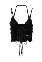 【プランク プロジェクト/PRANK PROJECT】のメッシュチュールホルタートップ / Mesh Tulle Halter Top BLK(ブラック)|ID: prp329100004917728 ipo3291000000036877003